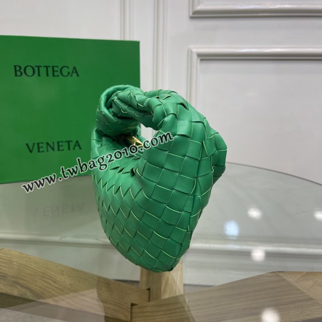 Bottega veneta高端女包 98080小號 寶緹嘉爆款jodie新版本2代編織打結圓形hobo包 BV經典款羊皮手工編織女包  gxz1253